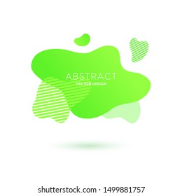 Gradient fluid shapes. Vector concept of banner, postcard, flyyer, presentation. Liquid design. Eps 10