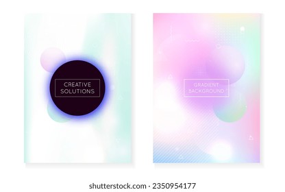 Gradient Fluid. Shiny Concept. Minimal Pattern. Space Business Magazine. Dynamic Dots. Modern Texture. Vibrant Flyer. Blue Round Presentation. Purple Gradient Fluid