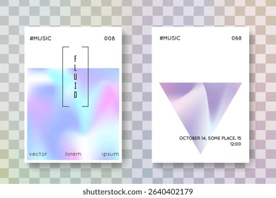 Gradient Foil. Pearlescent Presentation. Crystal Concept. Colorful Prism Illustration. Plastic Vector. Pink 1980 Cover. Iridescent Fluid. Purple Gradient Foil