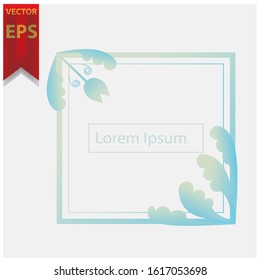 gradient frame. illustration creative modern frames. stylish graphics with elements of typography red abstract shape. element for design business cards, invitations, gift cards, flyers brochure eps