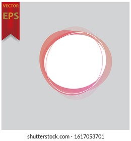 gradient frame. illustration creative modern frames. stylish graphics with elements of typography red abstract shape. element for design business cards, invitations, gift cards, flyers brochure eps