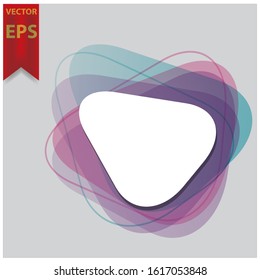 gradient frame. illustration creative modern frames. stylish graphics with elements of typography red abstract shape. element for design business cards, invitations, gift cards, flyers brochure eps