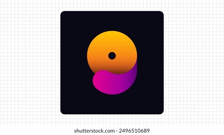 Gradient G Letter Creative Monogram Vector Sign, Stylish and Gradient Logo Sign G Letter, G Character Logo Symbol