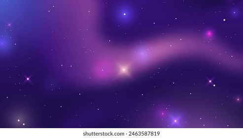 Gradient galaxy background vector design in eps 10