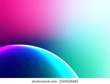 Gradient galaxy light blue space planet background. Abstract background. vector illustration.