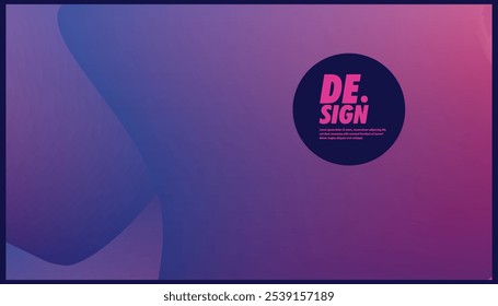 Gradient geometric abstract background with space area