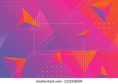 Gradient geometric background, Abstract geometric background