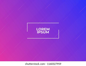 Gradient geometric background with colorful shapes composition. Vector illustration