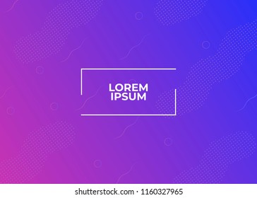 Gradient geometric background with colorful shapes composition. Vector illustration