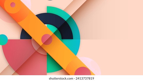 Gradient geometric background vector design in eps 10