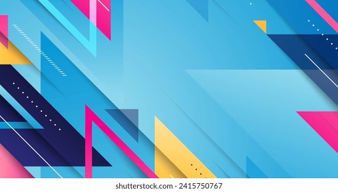 Gradient geometric background vector design in eps 10