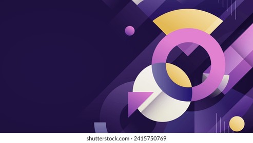 Gradient geometric background vector design in eps 10