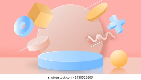 Gradient geometric background vector design in eps 10