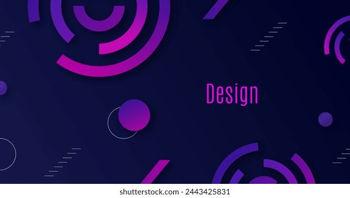 Gradient geometric background vector design in eps 10