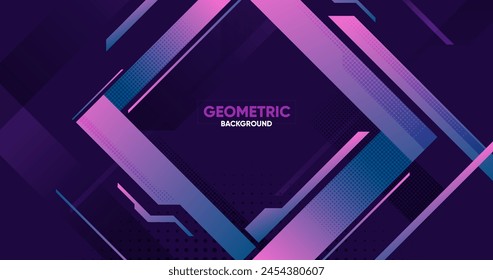 Gradient geometric background vector design in eps 10