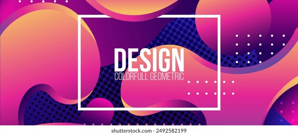 Gradient geometric background vector design in eps 10