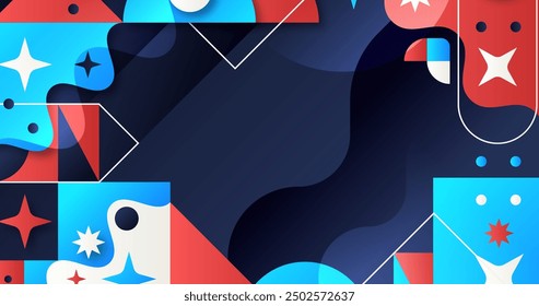 Gradient geometric background vector design in eps 10