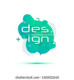 Gradient geometric banners with flowing liquid shapes. Trendy banner design with place for text. Abstract vector background. 3D style shapes.