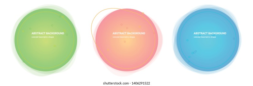 Gradient Geometric Banners with Flowing Geometric Shapes. Dynamic Flow Design for Logo, Flyers or Presentstion. Abstract Vector Background in Pear, Lima, Saffron-Mango, Froly, Java, Blue colors.