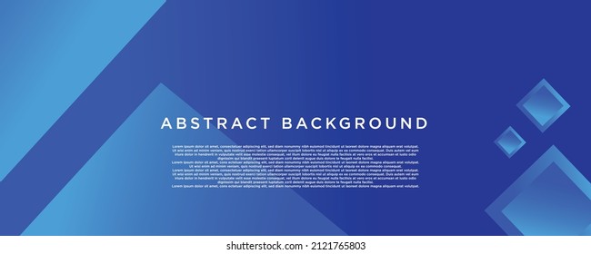 gradient geometric blue abstract background. background illustration for banner, promotion, landing page, web and others