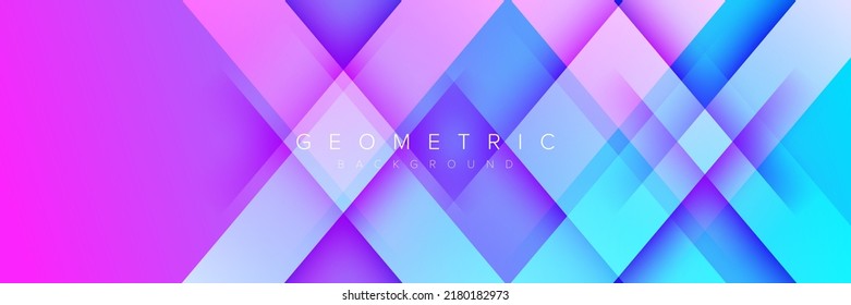 gradient geometric blue color background cover designs, trendy brochure templates. Abstract pink colorful futuristic poster Vector illustration