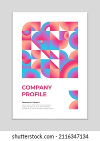 Gradient geometric pattern Cover 1
