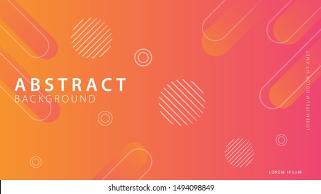 Gradient geometric shape background collection