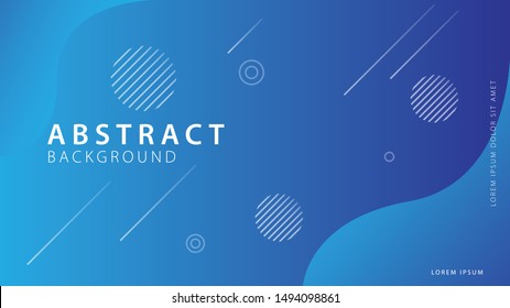 Gradient geometric shape background collection