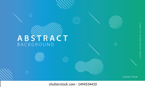 Gradient geometric shape background collection
