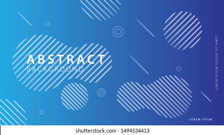Gradient geometric shape background collection