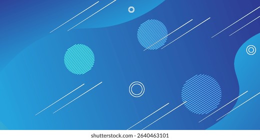 Gradient geometric shape background collection, vector illustration