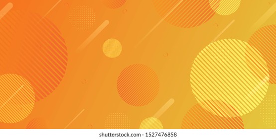 Gradient geometric shape background with dynamic circle abstract