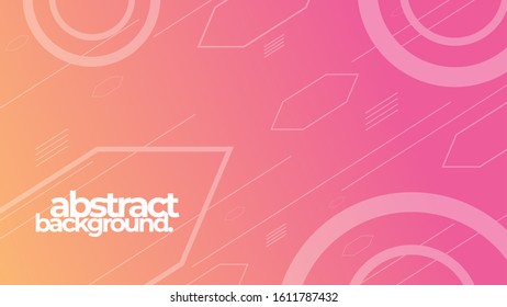 Gradient geometric shape background Premium Vector. Eps.10