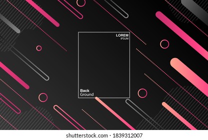 Gradient geometric shape background Premium Vector