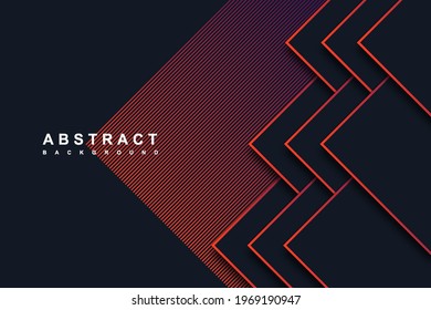 gradient geometric shape on dark background