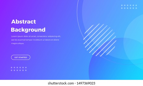 Gradient geometric shapes background collection