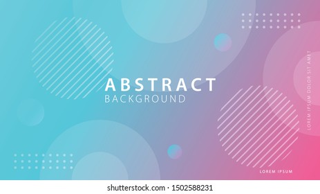 Gradient geometric shapes background collection