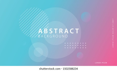 Gradient geometric shapes background collection
