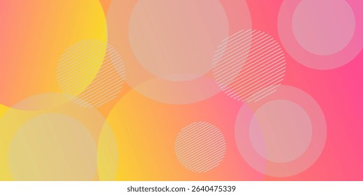 Gradient geometric shapes background collection, vector illustration