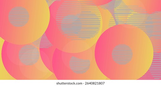 Gradient geometric shapes background collection, vector illustration.eps10