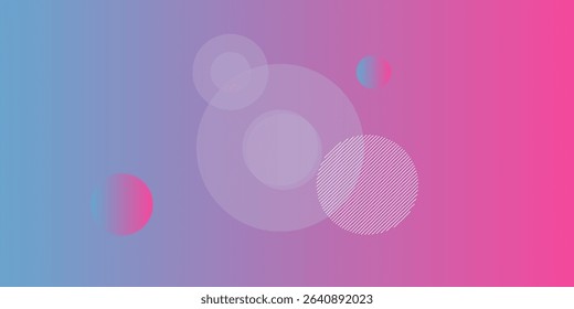 Gradient geometric shapes background collection, vector illustration