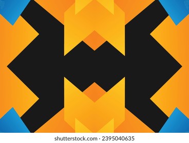 Gradient geometric shapes background design