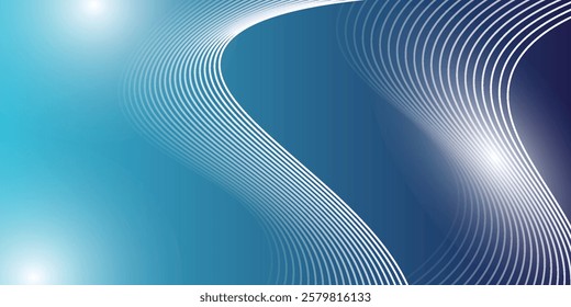 Gradient geometric shapes lines. Abstract background. Vector illustration for placards, flyers, posters and banners