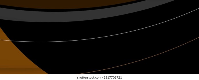 Gradient geometric shapes on black background