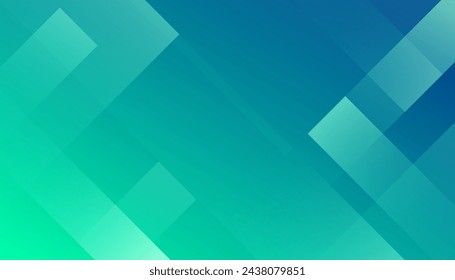 Gradient geometric shapes on green background. can be used for banner, layout, annual report, web design. Eps10 vector
