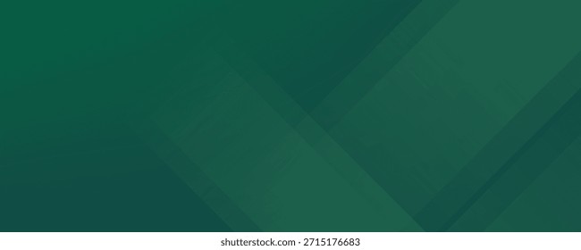 Formas geométricas degradadas sobre fondo verde. Composición de Formas dinámicas. 