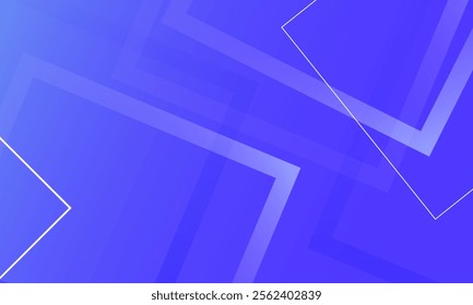Gradient geometric shapes on purple background. Vector illustration