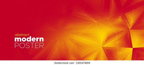 Gradient Geometric Shapes. Technology Landing Page. Red Graphic Brochure. Yellow Business Design. Abstract Geometric Pattern. Red Polygonal Landing Page. Red Gradient Geometric Polygonal Banner.