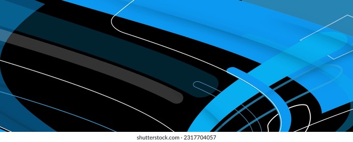 Farbige geometrische Formen Tapete. Abstrakter, dunkler, geometrischer Hintergrund