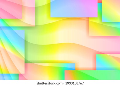 Gradient geometric wallpaper. Abstract background from geometric shapes and squares. Copy space for text. Design template banner for print or web sites, media. Presentation title slide